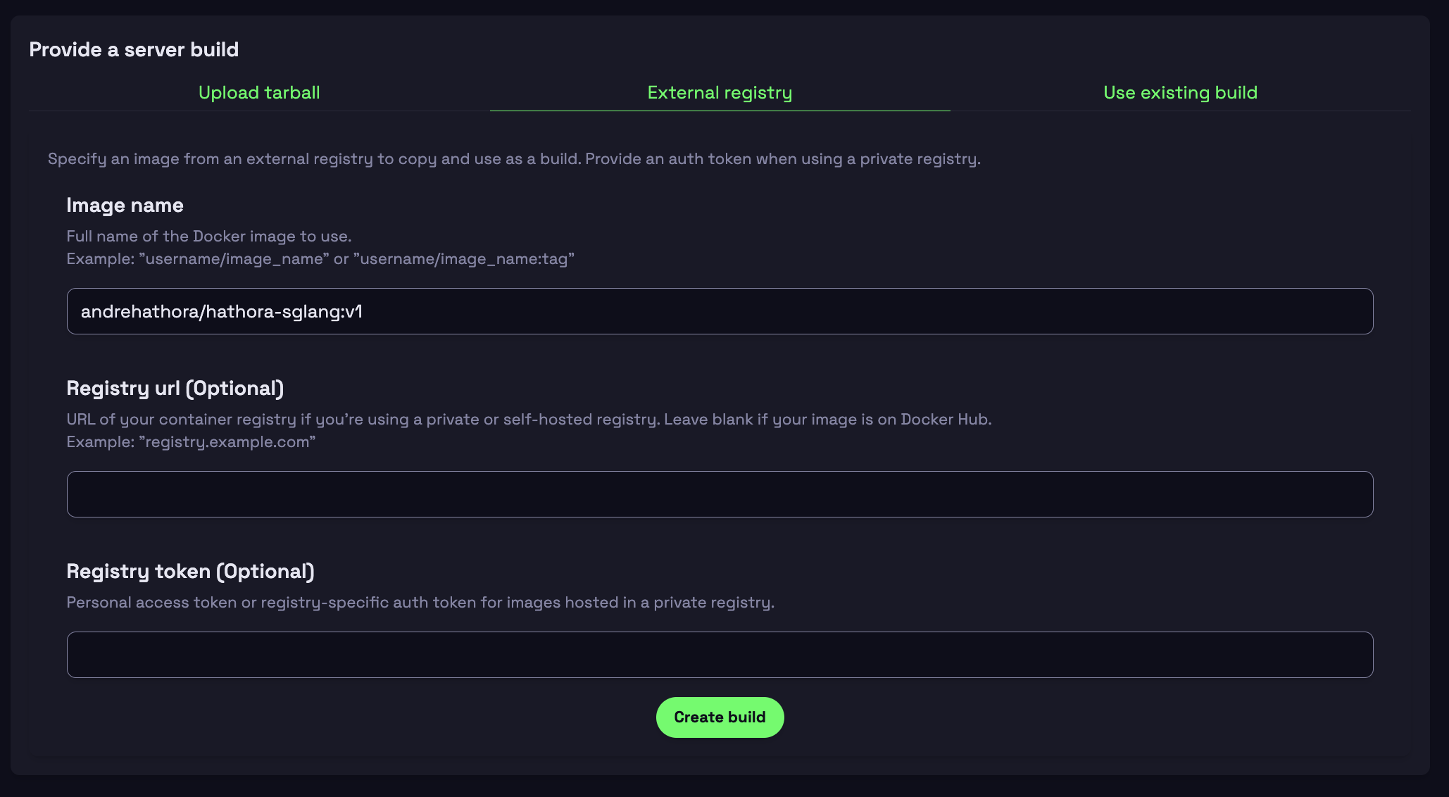 Hathora Build Configuration